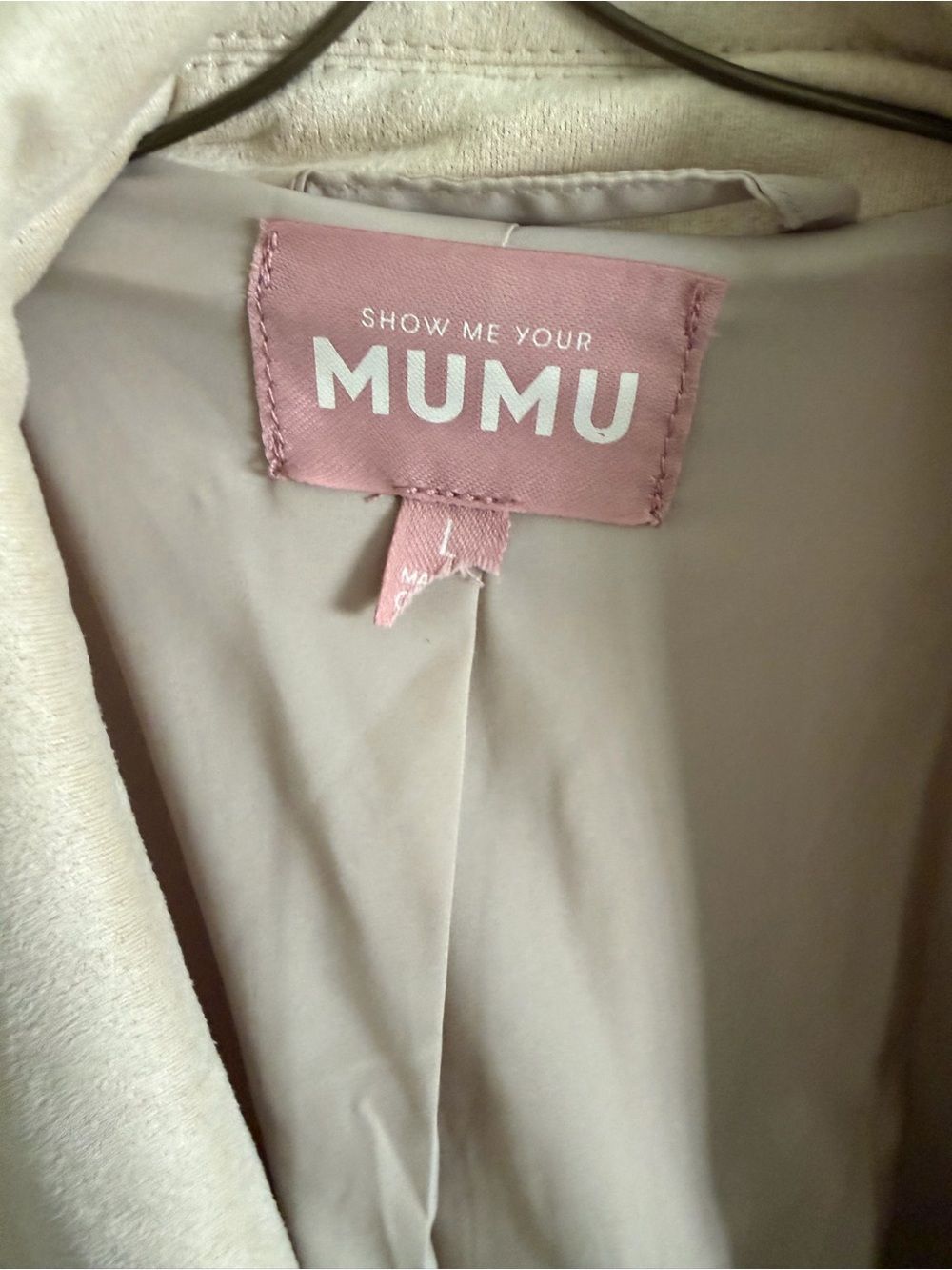 Show Me Your MuMu Cream Fringe Blazer - Picture 4 of 5